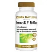 2x Golden Naturals Vitamine B12 1000mcg Vegan 240 zuigtabletten