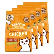 4x Lily's Kitchen Kattenvoer Droog Adult Kip & Groenten 800 gr