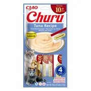 Ciao Churu Puree Senior 10+ Kattensnack Tuna 4 x 14 gr