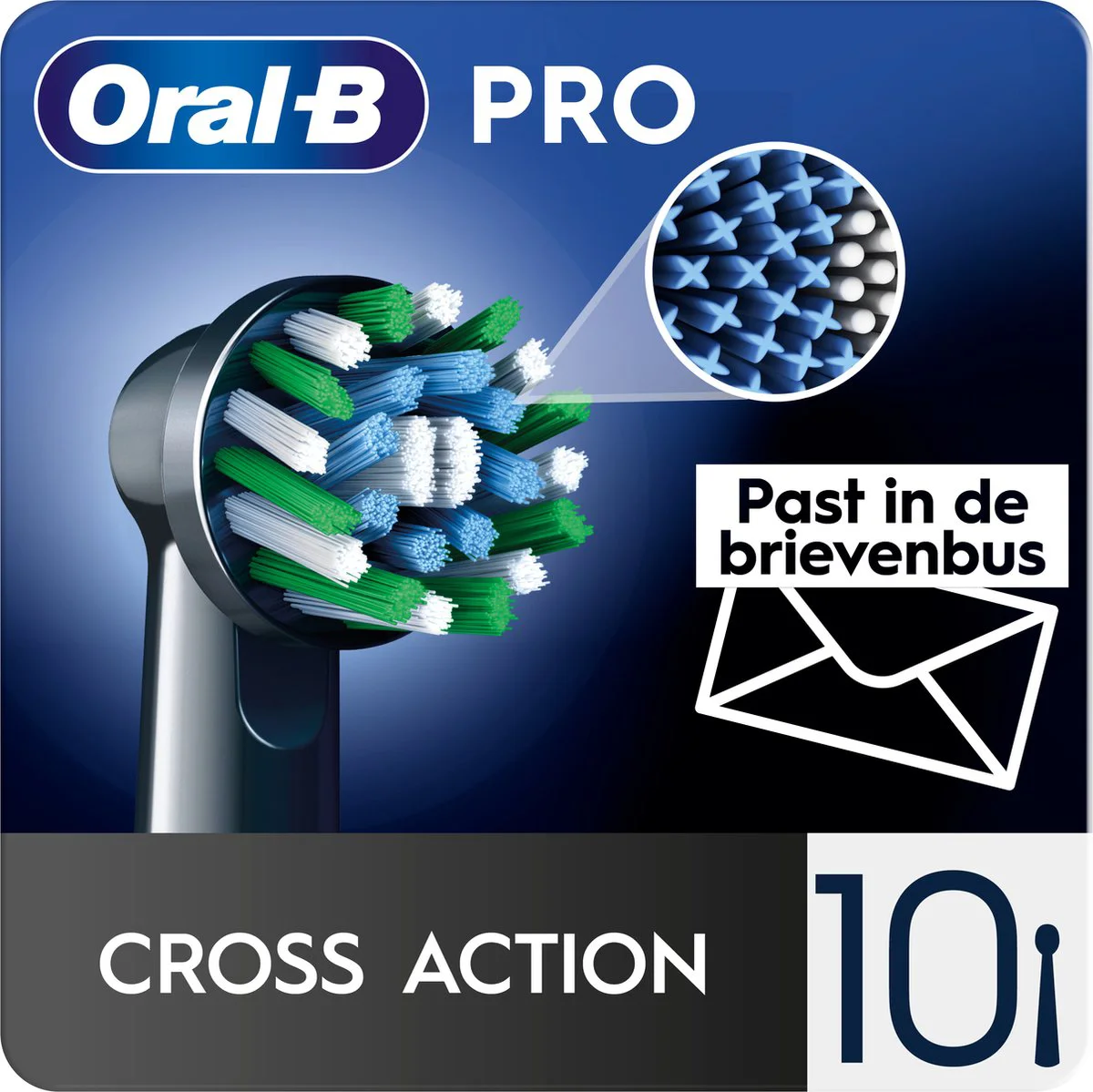 Oral-B Pro Cross Action Zwart (10 stuks)