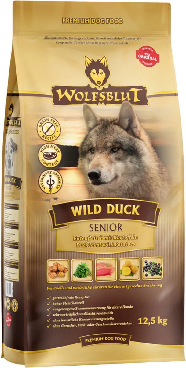 Wolfsblut Wild Duck Senior 12,5 kg