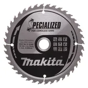 Makita Cirkelzaagblad voor Hout | Specialized: Accu | Ø 165mm Asgat 20mm 40T - B-32960