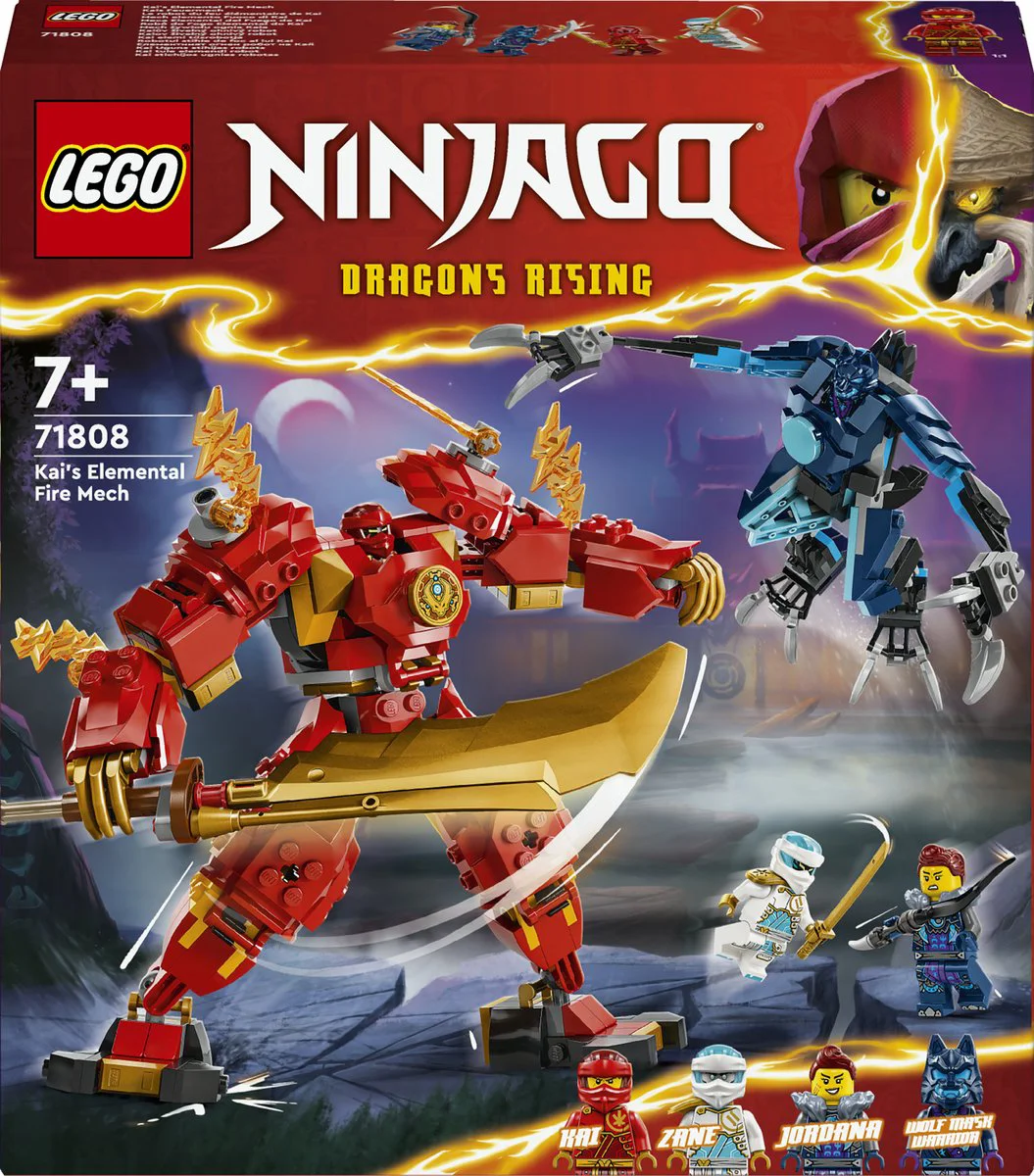 LEGO NINJAGO Kai's elementaire vuurmecha 71808