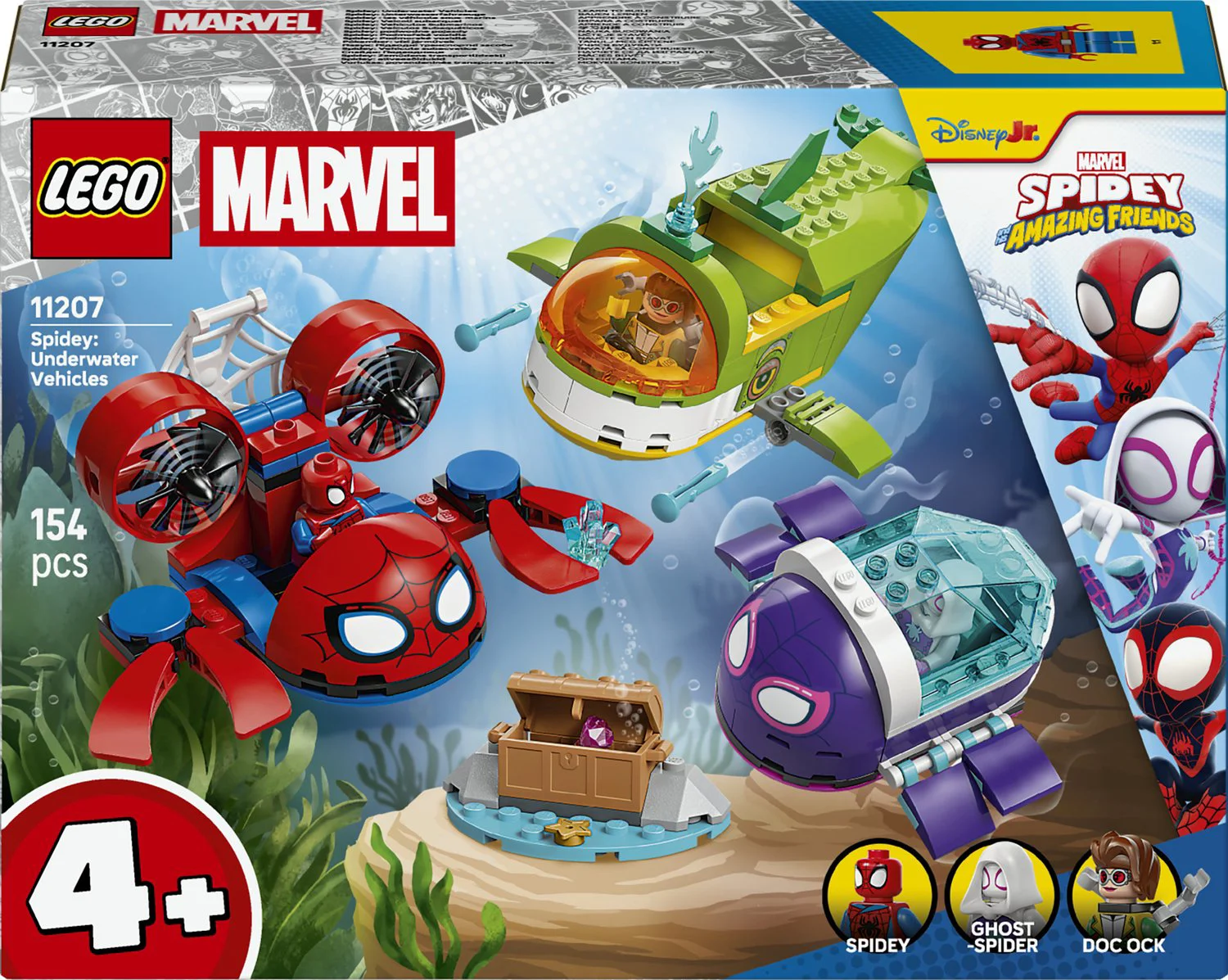 LEGO Marvel Spidey: onderwatervoertuigen 11207