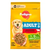 3x Pedigree Adult Hondenbrokken Rund en Groenten 2,6 kg
