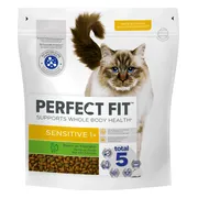 5x Perfect Fit Droogvoer Sensitive Kalkoen 1,4 kg