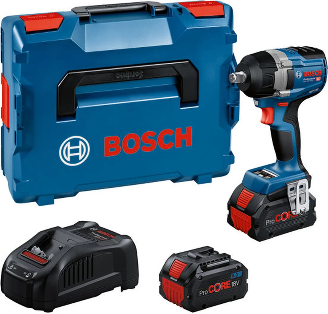 Bosch Professional PRO GDS 18V-750 C Accu slagmoersleutel 750Nm 1/2" 2x ProCore 8.0Ah + CoMo - 06019L9002