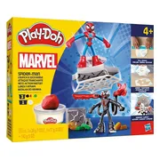 Play-Doh Marvel Spider-Man Werp en Snij Speelset - Boetseerklei - Inclusief 2 figuren