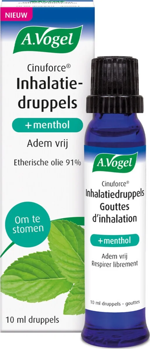 A.Vogel Cinuforce Inhalatiedruppels + Menthol 10ML