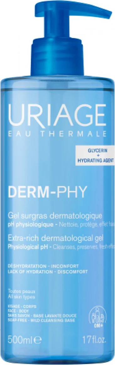 Uriage Derm-Phy Extra-Rich Dermatological Gel 500ML