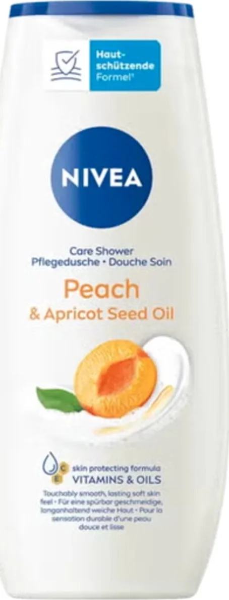 24x NIVEA Douchegel Peach & Apricot Seed Oil 250 ml