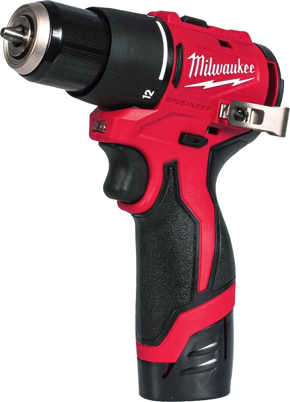 Milwaukee M12 BLPDRC-202C Accu klop-/schroefboormachine 12V 2.0Ah in koffer - 4933500422