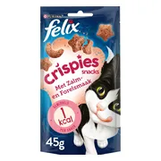 8x Felix Kattensnack Crispies Zalm - Forel 48 gr