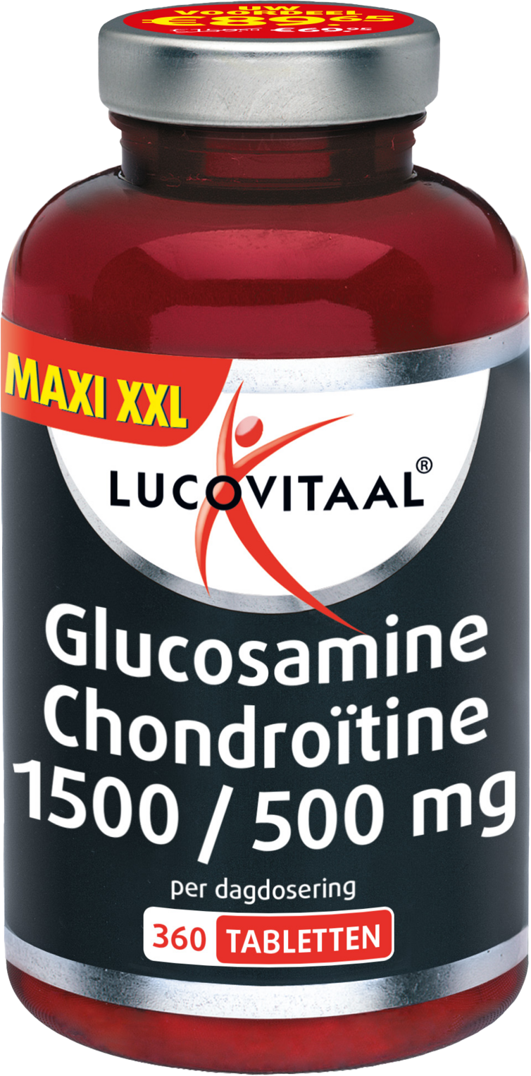Lucovitaal Glucosamine Chondroïtine 1500/500 mg 360 tabletten