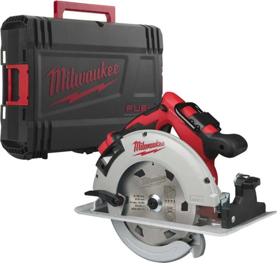 Milwaukee M18 BLCS66-0X Accu Cirkelzaag 190mm 18V Basic Body in HD-Box - 4933464589
