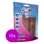 10x Renske Gezonde Beloning Vleesrepen Hondensnack Lam 70 gr