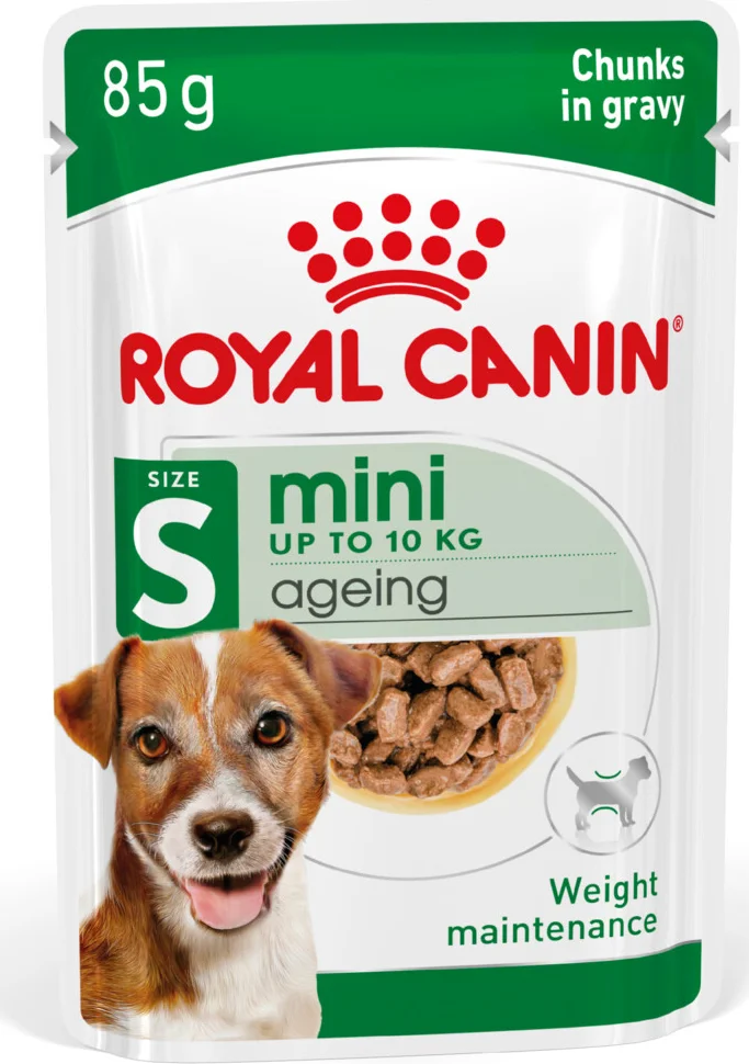 12x Royal Canin Mini Ageing 12+ Hondenvoer Nat 85 gr