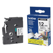 Brother TZe-231 Label Zwart op Wit (12 mm x 8 m)