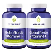 2x Vitakruid Gebufferde Vitamine C 180 vegacapsules