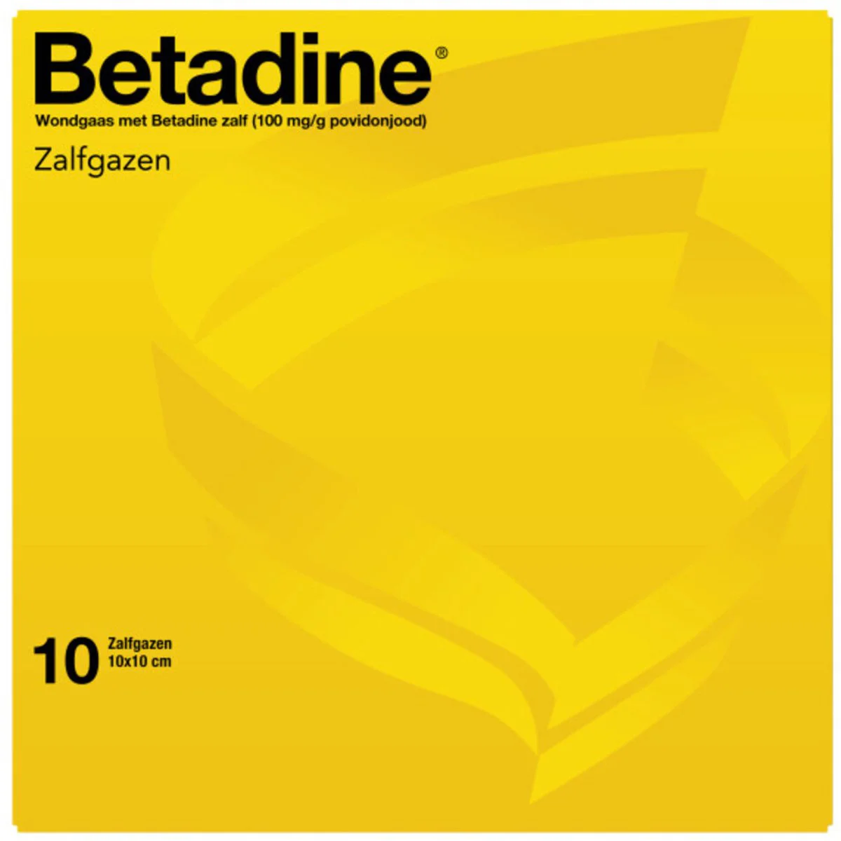 Betadine Zalfgaas 10x10cm 10ST