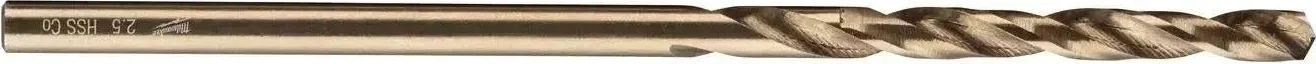 Milwaukee Metaalboren 2,5 x 57 mm HSS-Ground Cobalt DIN 338 VE=10 - 4932373335