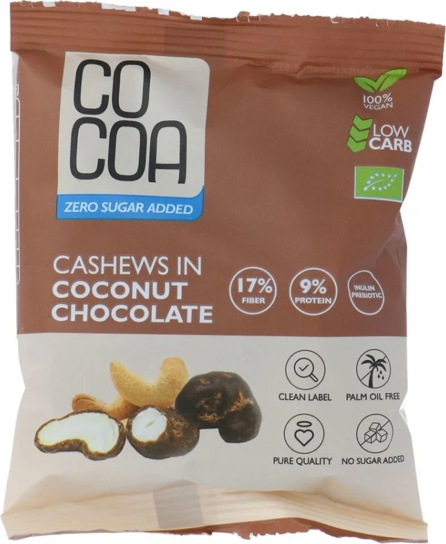 Cocoa Coconut Chocolate Cashews 70GR