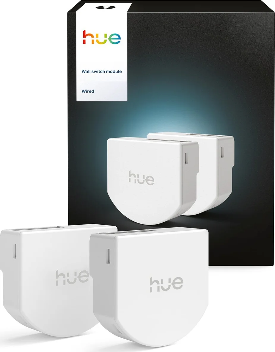 Philips Hue Bedrade Wandschakelaarmodule voor Slimme Lampen Duo Pack