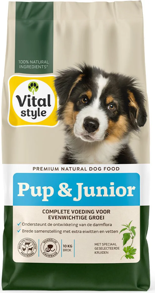 Vitalstyle Puppy & Junior Hondenvoer 10 kg
