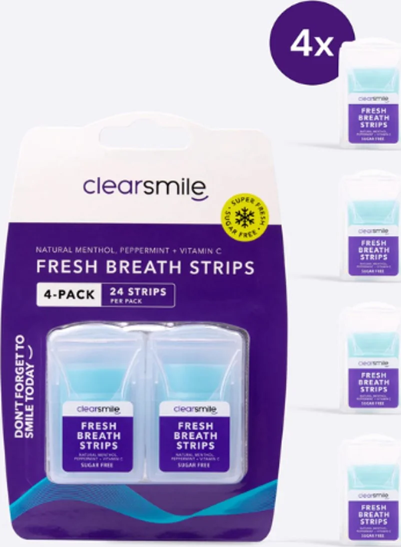 ClearSmile Fresh Breath Strips 4ST