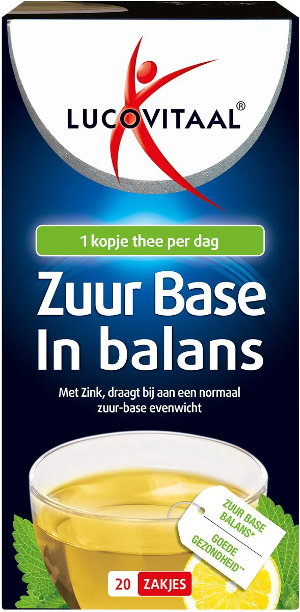 Lucovitaal Thee Zuur Base 20 stuks