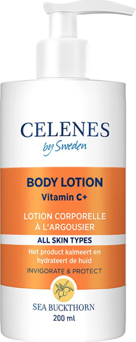 Celenes by Sweden Sea Buckthorn Bodylotion - Vette/Gecombineerde Huid 200ML