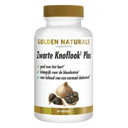 2x Golden Naturals Zwarte Knoflook Plus 60 vegacapsules