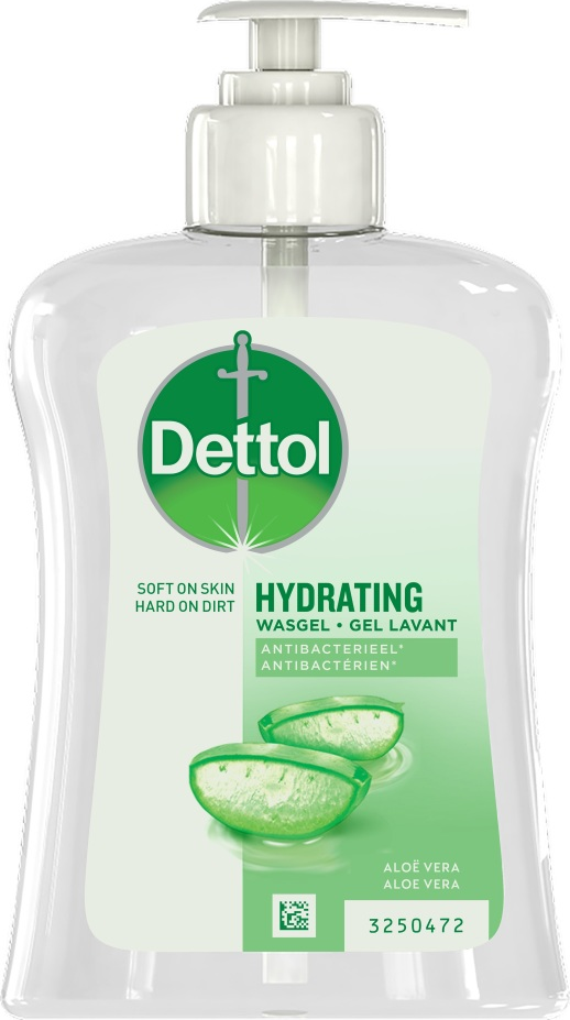 Dettol Hydraterende Wasgel Antibacteriëel - met aloe vera 250ML