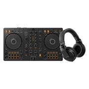 Pioneer DJ DDJ-FLX4 + Pioneer DJ HDJ-X5 Zwart