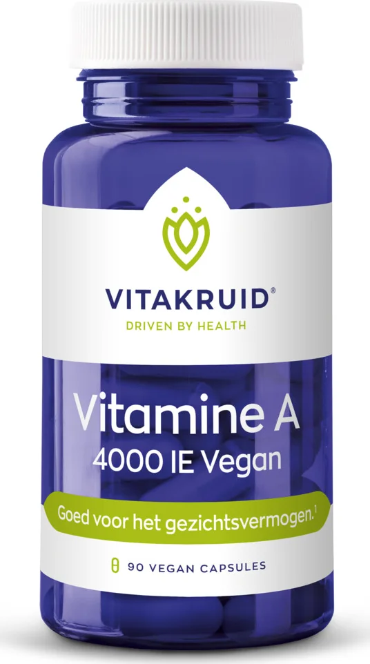 Vitakruid Vitamine A 4000 IE Vegan 90 capsulesvegan