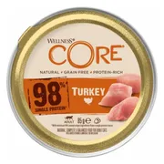 12x Wellness Core Kattenvoer 98% Recipe Kalkoen 85 gr
