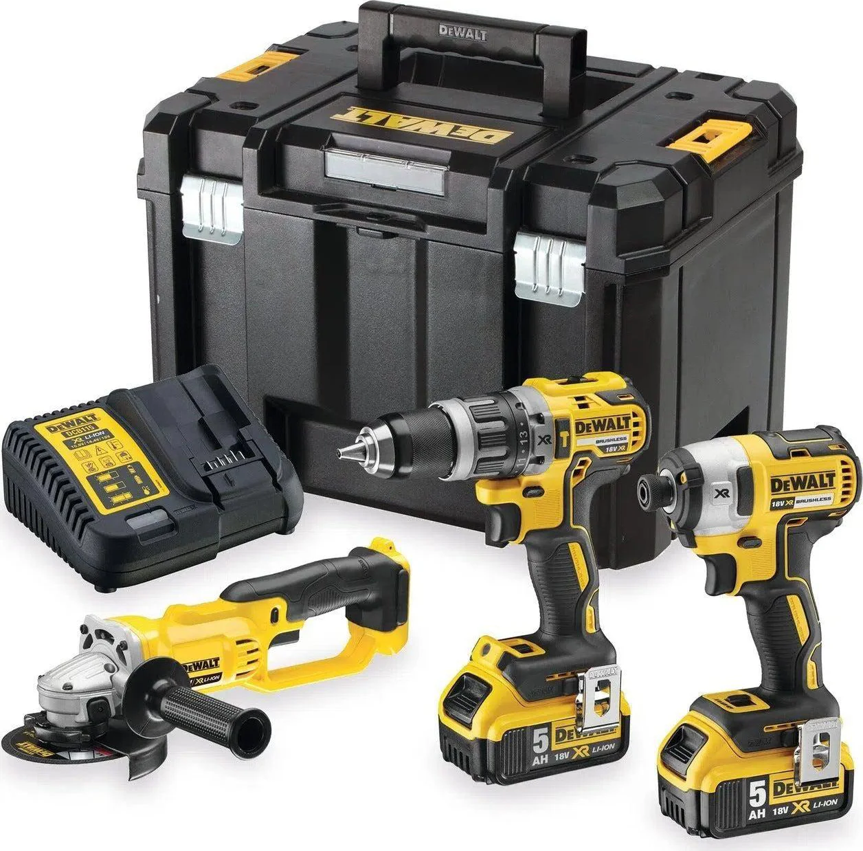 DeWALT DCK383P2T Accu combiset 3-delig 18V XR 5.0Ah in TSTAK
