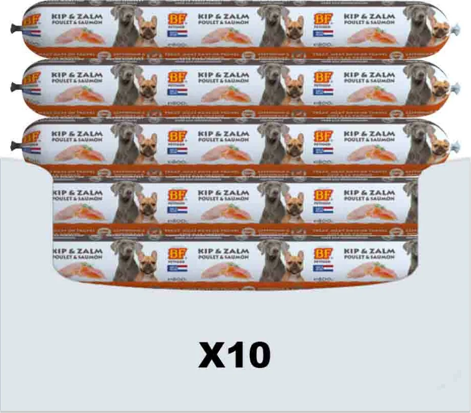 10x BF Petfood Vleesvoeding Zalm 800 gr