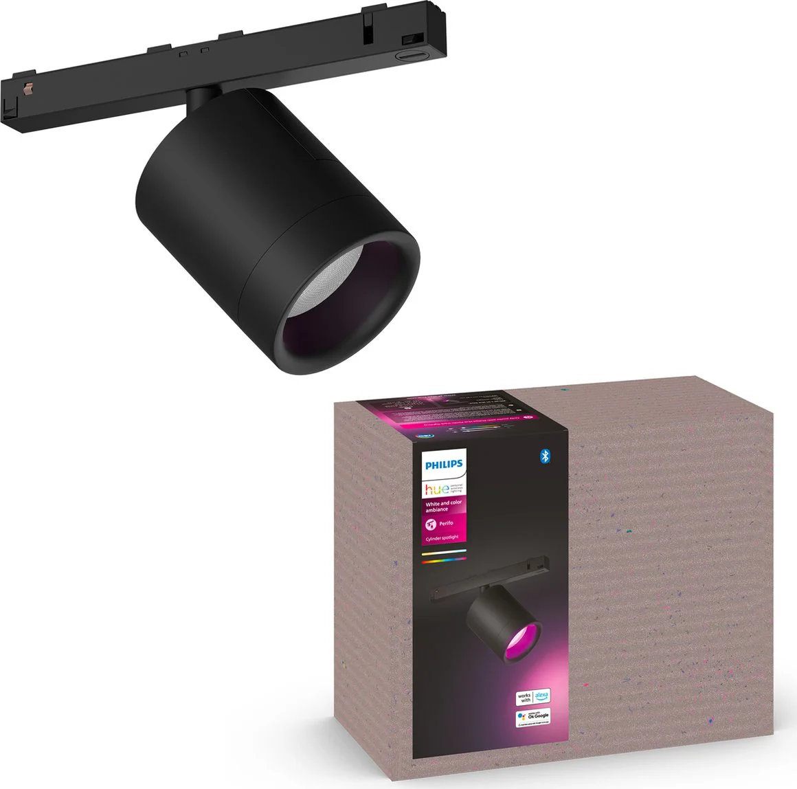 Philips Hue Perifo opbouwspot - White and Color - Zwart - uitbreiding