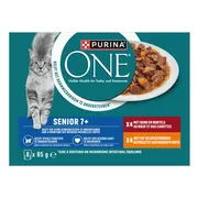 Purina ONE Senior Pouch Rund & Kip 8x85 gr