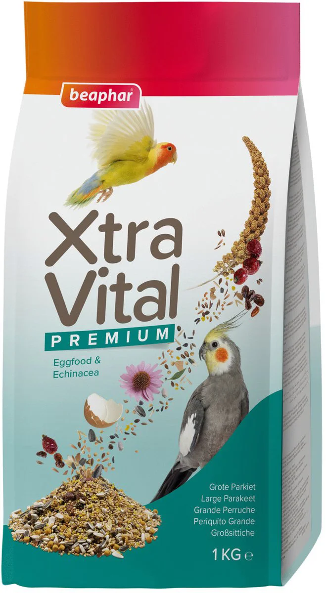 Beaphar XtraVital Grote Parkiet 1 kg