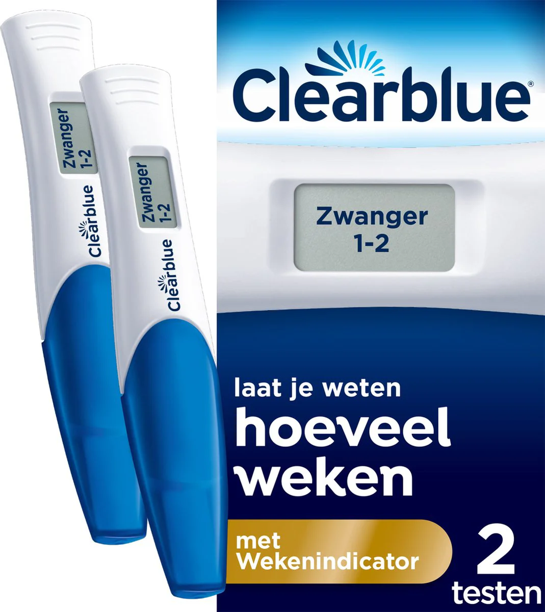 Clearblue Digitale Zwangerschapstest met Wekenindicator 2ST