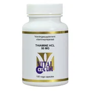 Vital Cell Life Thamine HCL 50mg Vega Capsules 100VCP