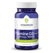 Vitakruid Vitamine D3 25 mcg Vegan 120 tabletten