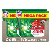 2x Ariel 4in1 Wasmiddel Pods Ultra Vlekverwijderaar 88 stuks