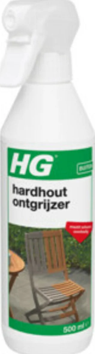 6x HG Hardhout Ontgrijzer 500 ml