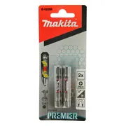 Makita E-03280 Impact Premier Slagschroefbit PH3 x 50 mm 2 stuks