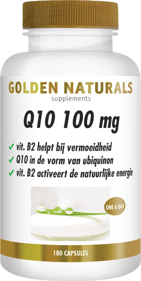 2x Golden Naturals Q10 100mg 180 vegacapsules