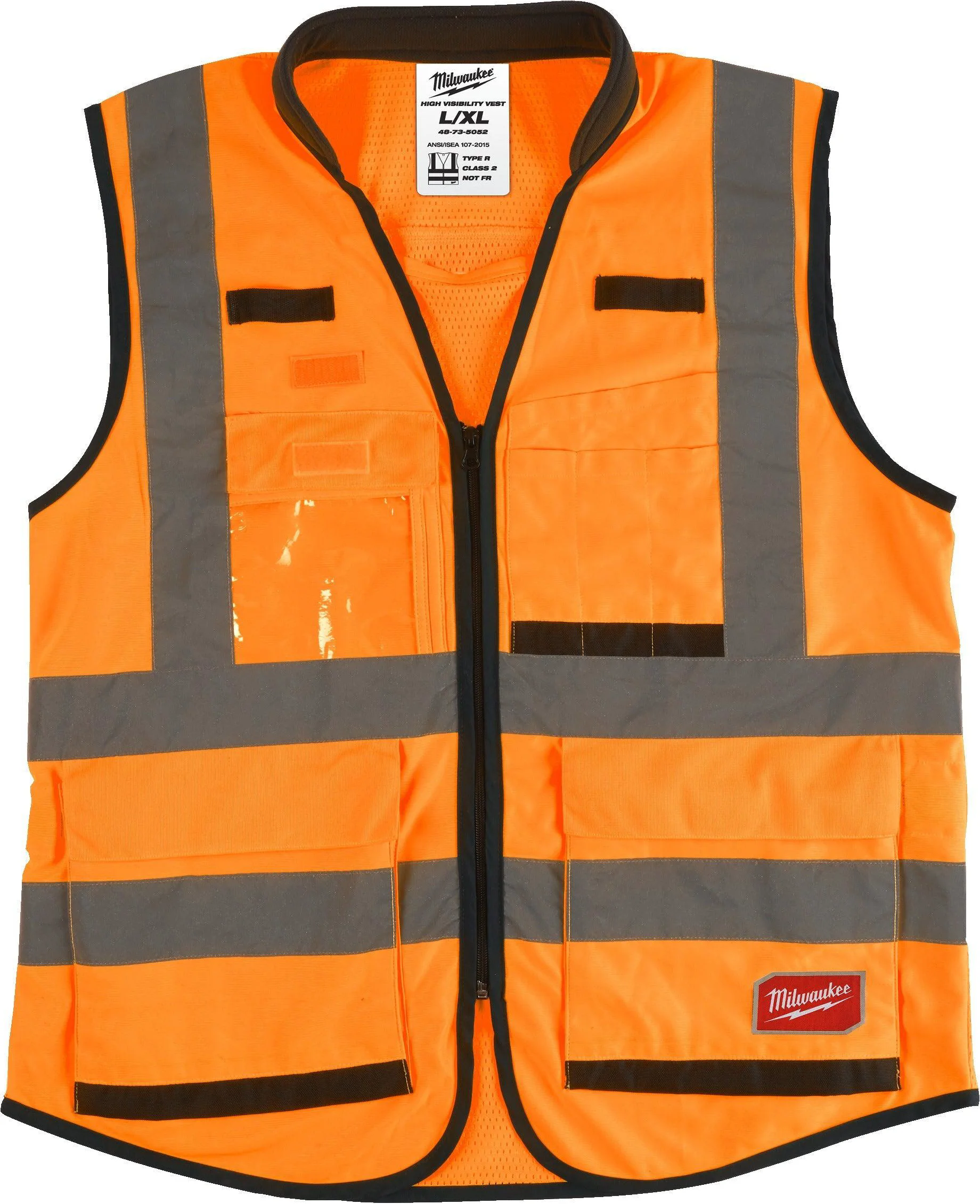 Milwaukee Premium Hi-Vis Veiligheidshesje Klasse 2 Oranje - L/XL - 4932471899