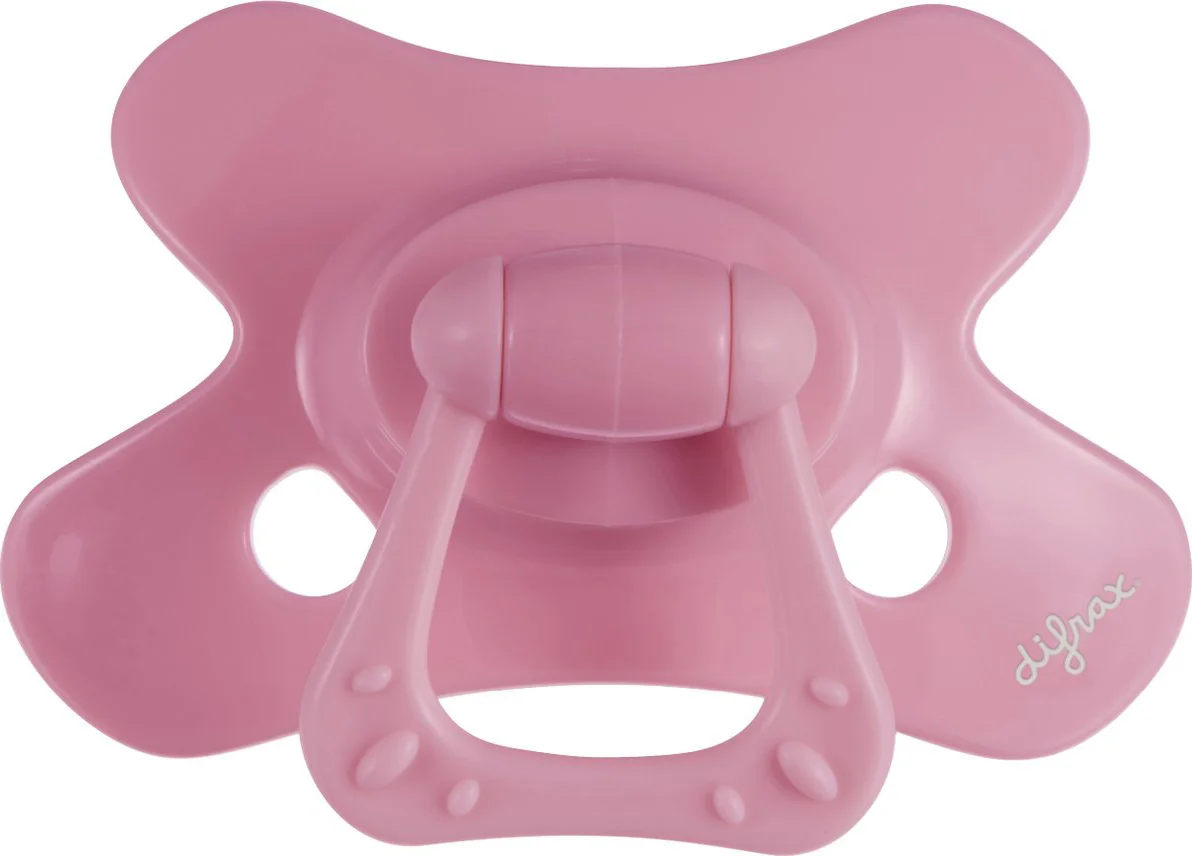 Difrax Fopspeen Natural 12+ Maanden Uni Raspberry